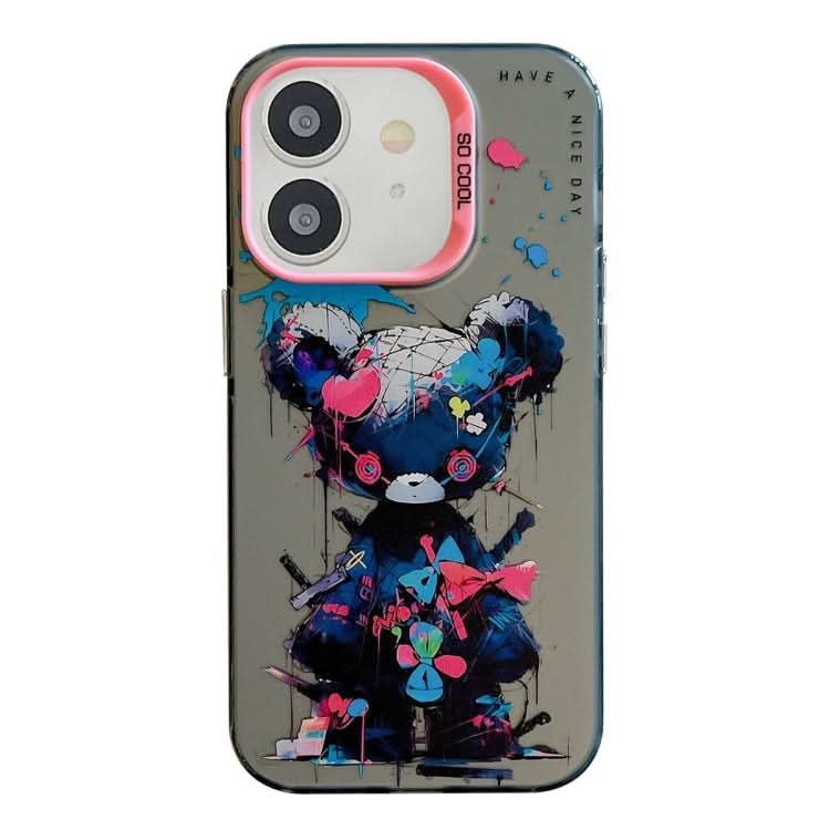 Animal Pattern Oil Painting Series PC + TPU Phone Case, Series 2