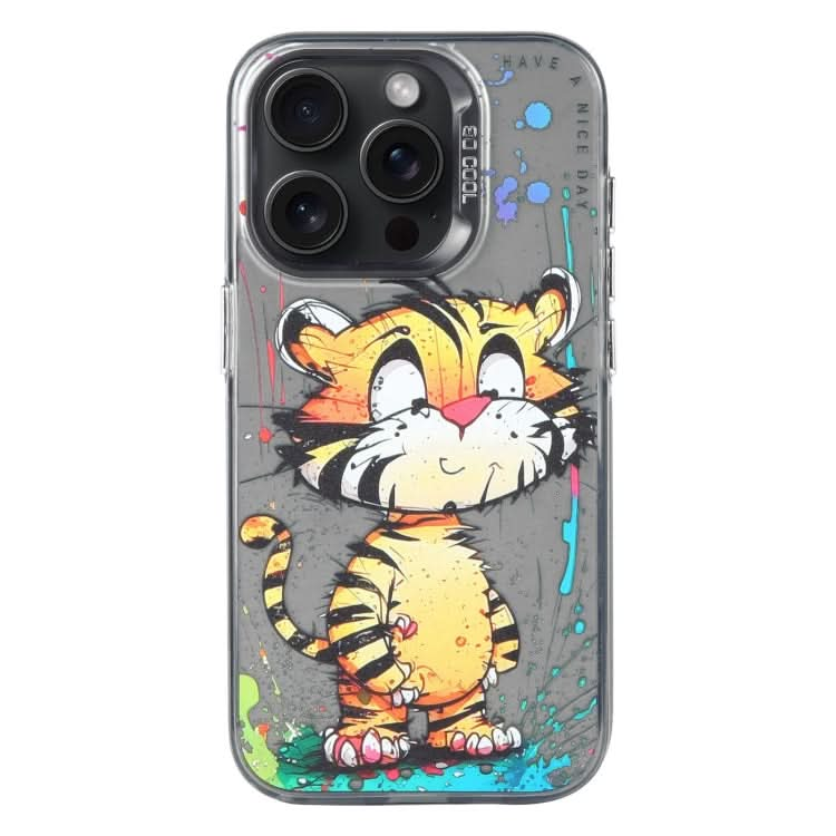 Animal Pattern Oil Painting Series PC + TPU Phone Case, Series 8