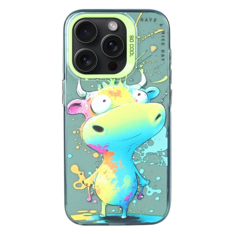 Animal Pattern Oil Painting Series PC + TPU Phone Case, Series 8