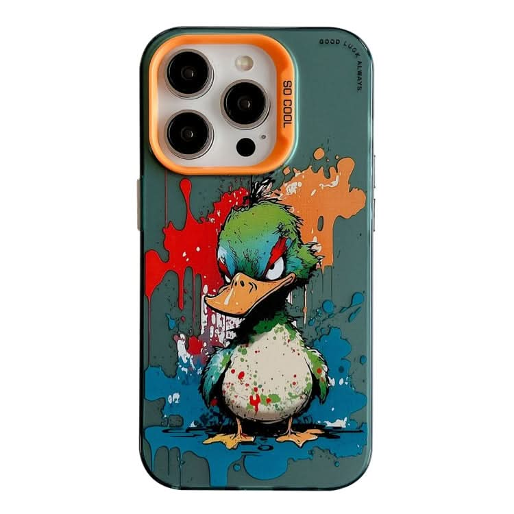 Animal Pattern Oil Painting Series PC + TPU Phone Case, Series 8