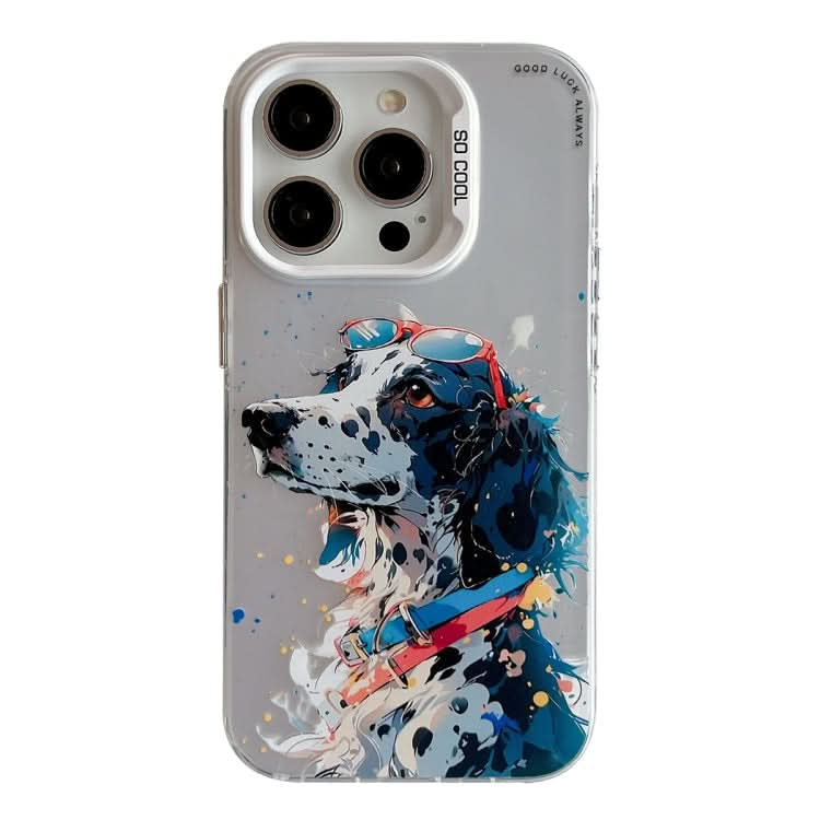 Animal Pattern Oil Painting Series PC + TPU Phone Case, Series 8