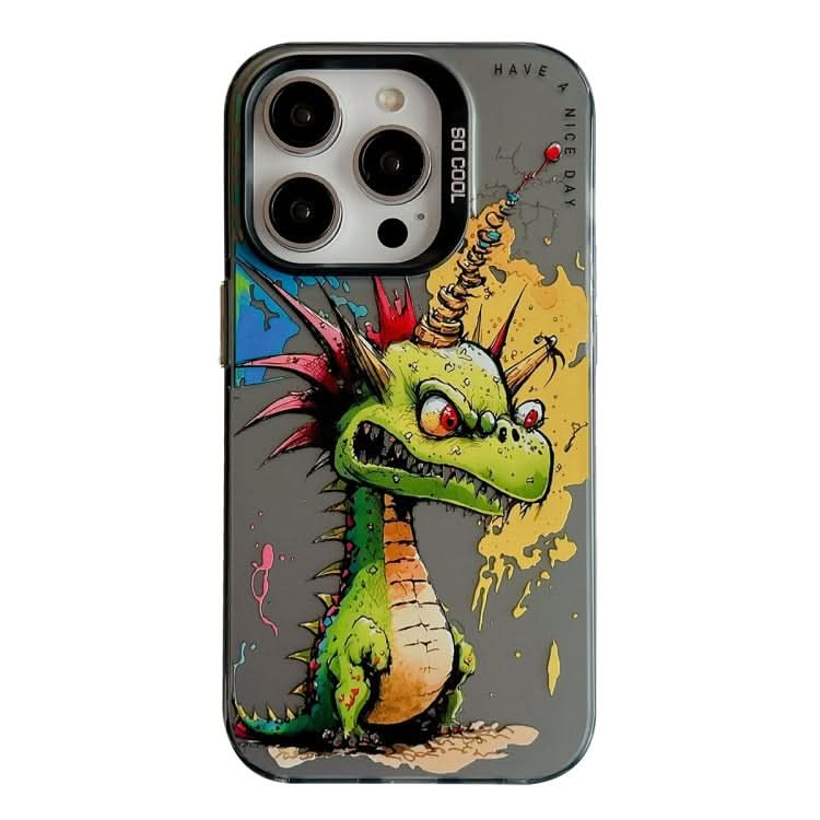 Animal Pattern Oil Painting Series PC + TPU Phone Case, Series 8