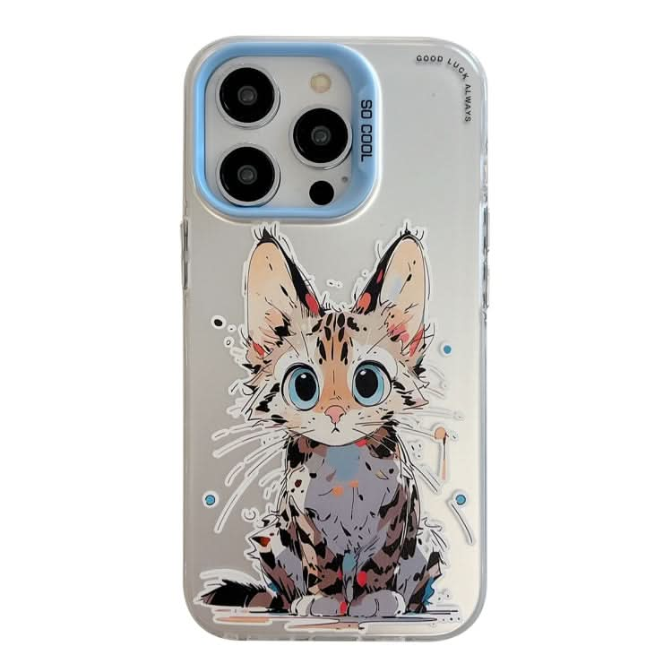 Animal Pattern Oil Painting Series PC + TPU Phone Case, Series 8