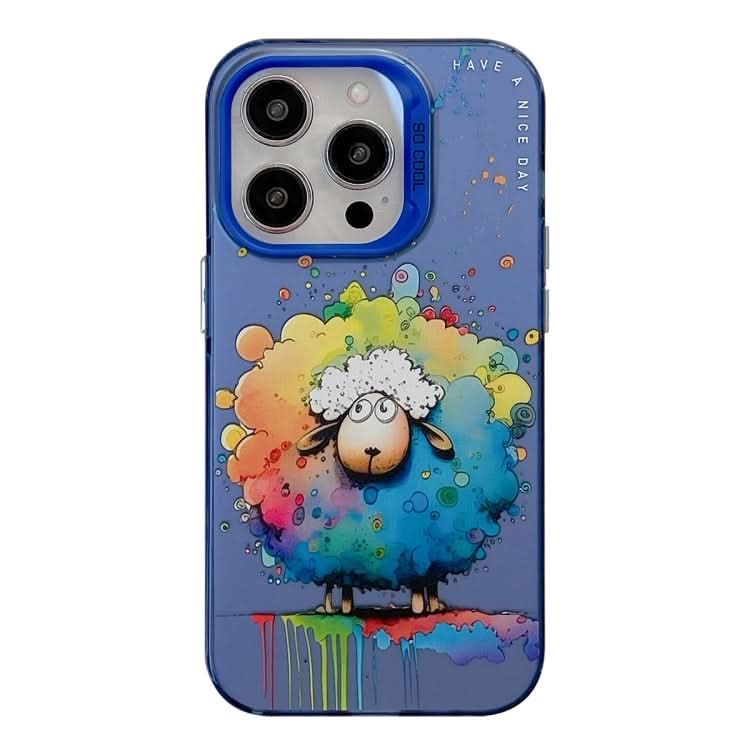 Animal Pattern Oil Painting Series PC + TPU Phone Case, Series 8