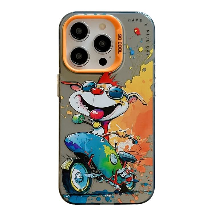 Animal Pattern Oil Painting Series PC + TPU Phone Case, Series 8