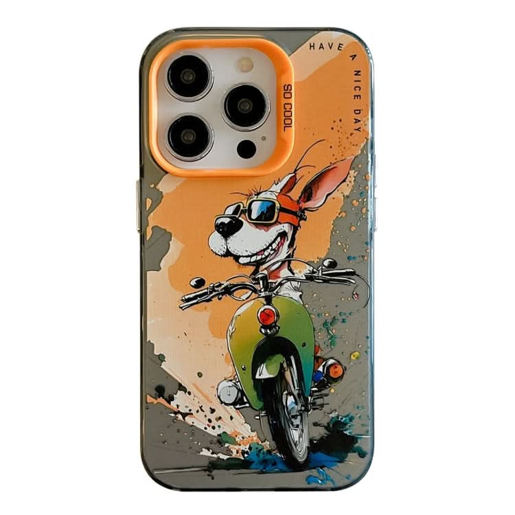 Animal Pattern Oil Painting Series PC + TPU Phone Case, Series 8