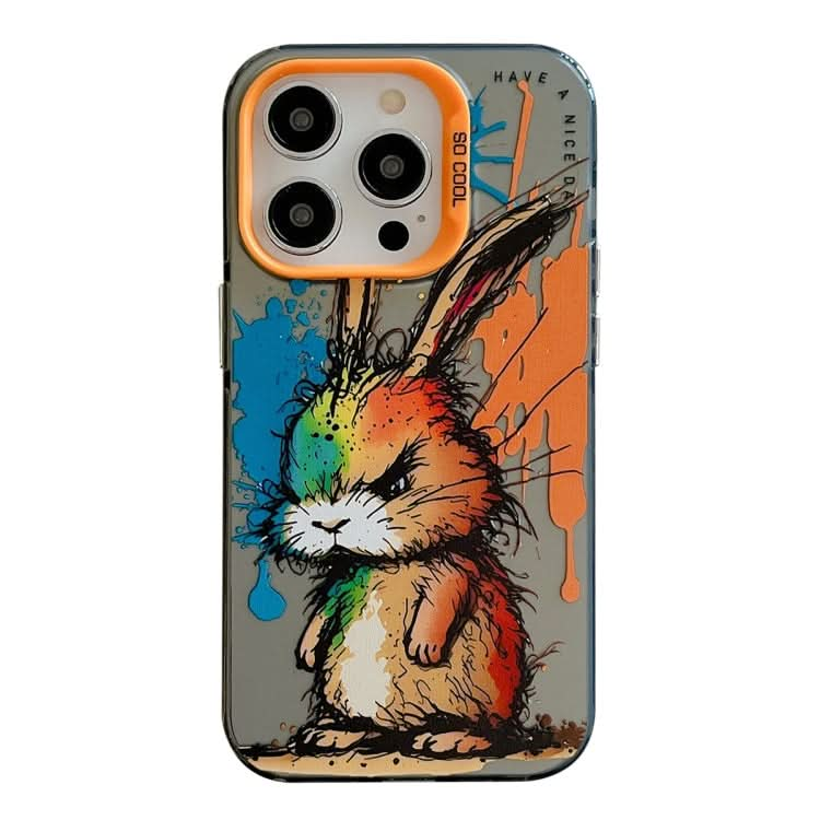 Animal Pattern Oil Painting Series PC + TPU Phone Case, Series 8