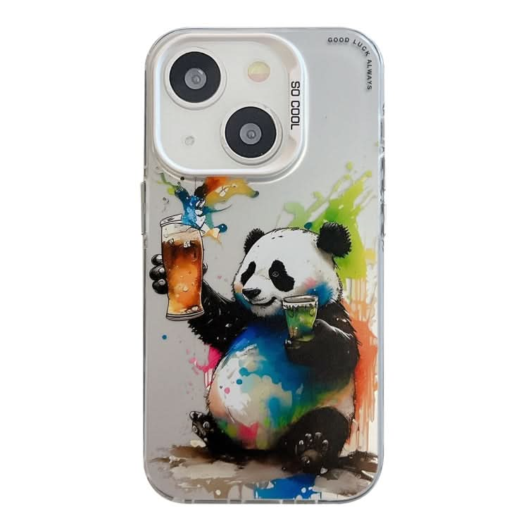 Animal Pattern Oil Painting Series PC + TPU Phone Case, Series 19