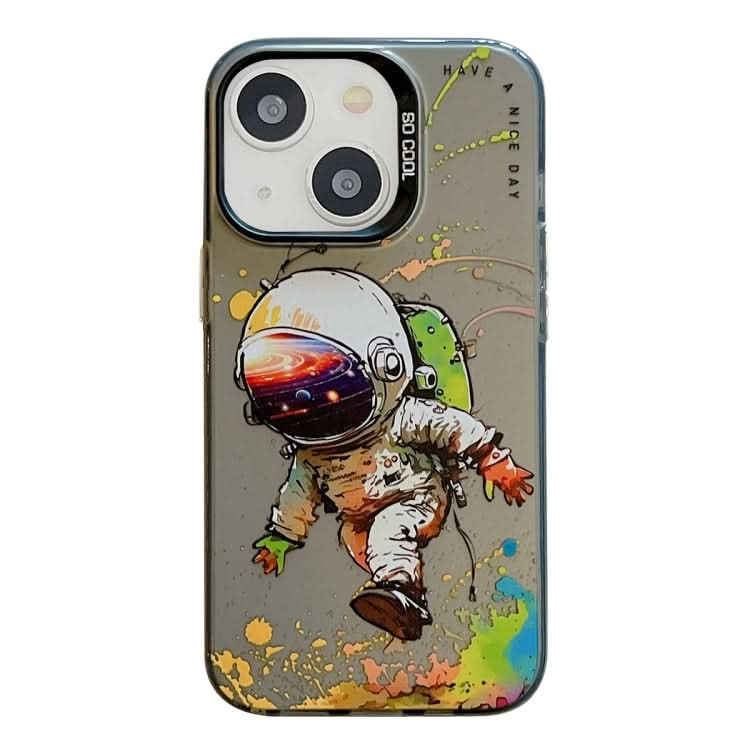 Animal Pattern Oil Painting Series PC + TPU Phone Case, Series 19