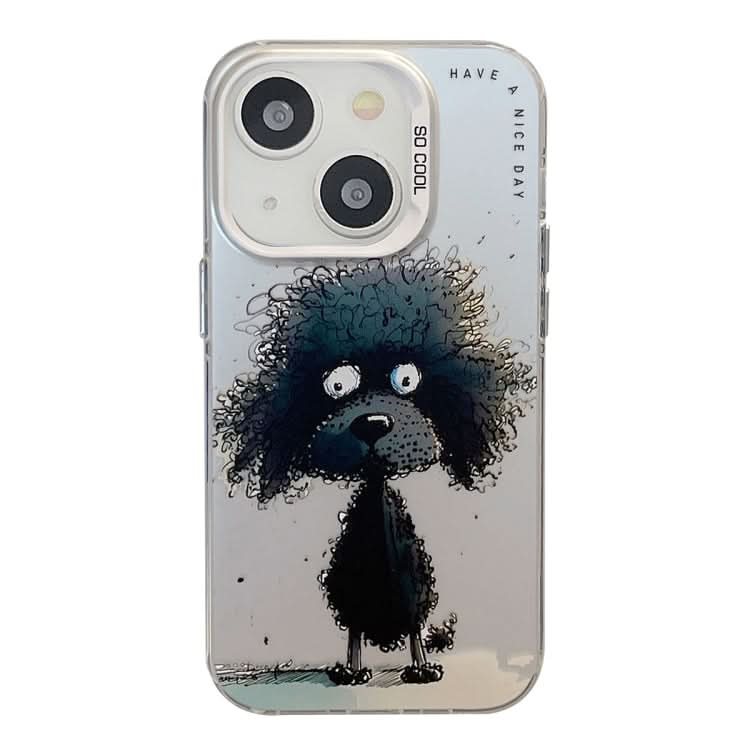 Animal Pattern Oil Painting Series PC + TPU Phone Case, Series 19