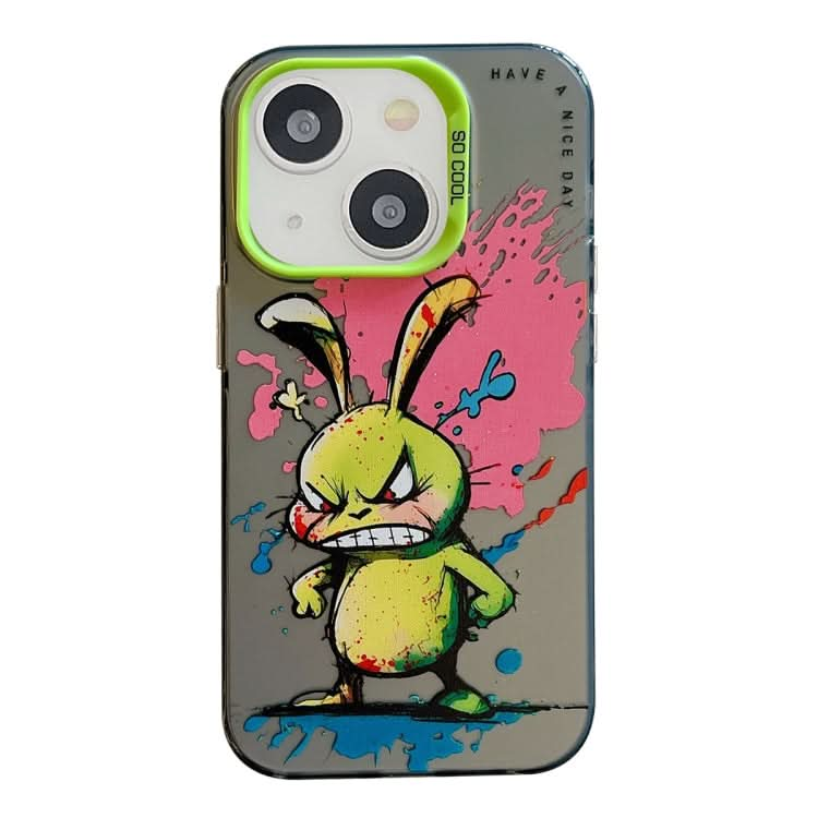 Animal Pattern Oil Painting Series PC + TPU Phone Case, Series 19