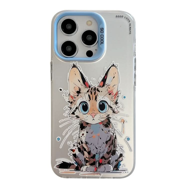 Animal Pattern Oil Painting Series PC + TPU Phone Case, Series 11