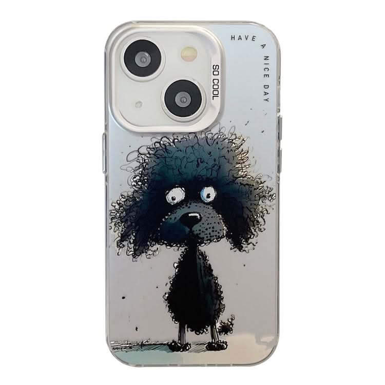 Animal Pattern Oil Painting Series PC + TPU Phone Case, Series 15