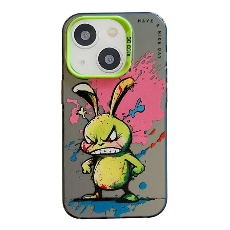 Animal Pattern Oil Painting Series PC + TPU Phone Case, Series 15