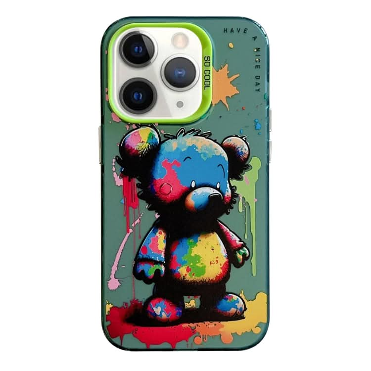 Animal Pattern Oil Painting Series PC + TPU Phone Case, Series 10