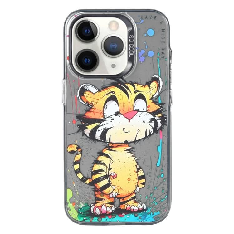 Animal Pattern Oil Painting Series PC + TPU Phone Case, Series 10