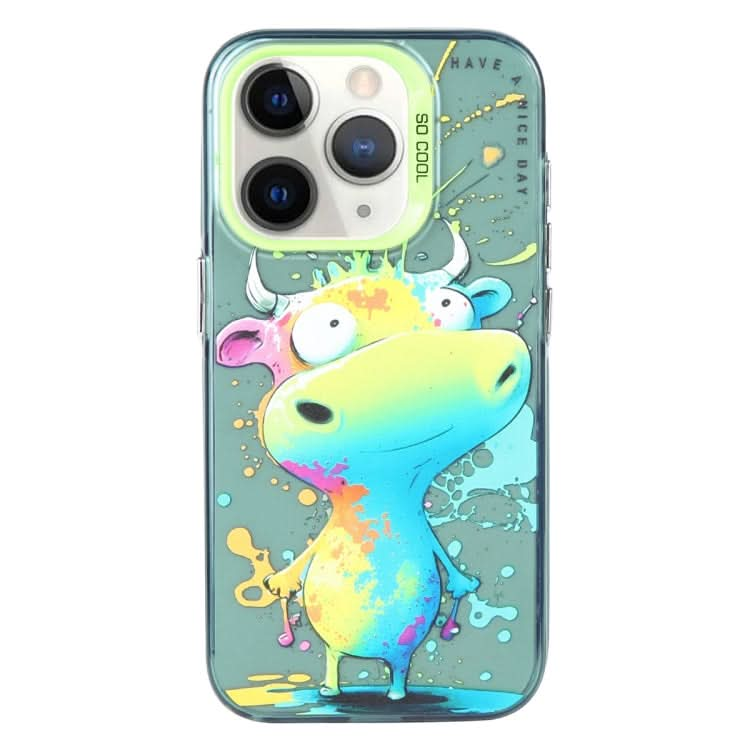 Animal Pattern Oil Painting Series PC + TPU Phone Case, Series 10