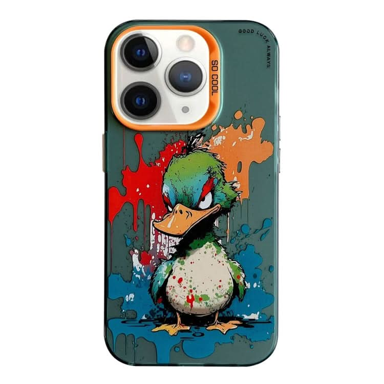 Animal Pattern Oil Painting Series PC + TPU Phone Case, Series 10