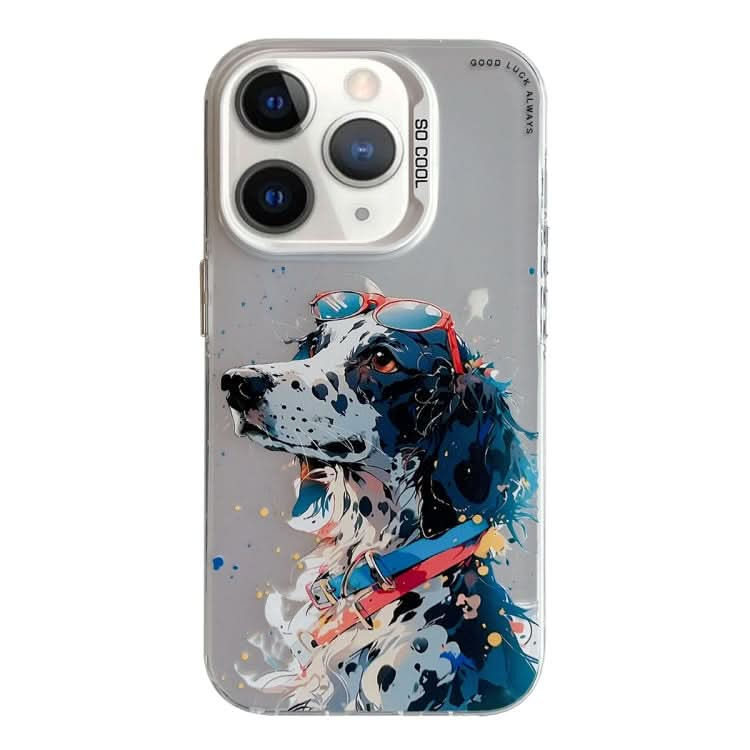 Animal Pattern Oil Painting Series PC + TPU Phone Case, Series 10