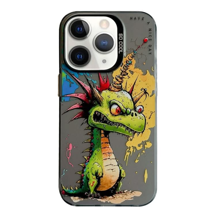 Animal Pattern Oil Painting Series PC + TPU Phone Case, Series 10