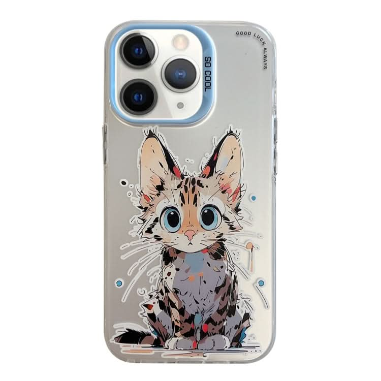 Animal Pattern Oil Painting Series PC + TPU Phone Case, Series 10