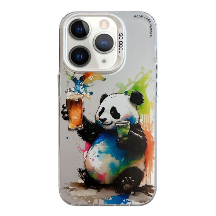 Animal Pattern Oil Painting Series PC + TPU Phone Case, Series 10