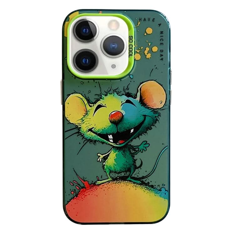 Animal Pattern Oil Painting Series PC + TPU Phone Case, Series 10