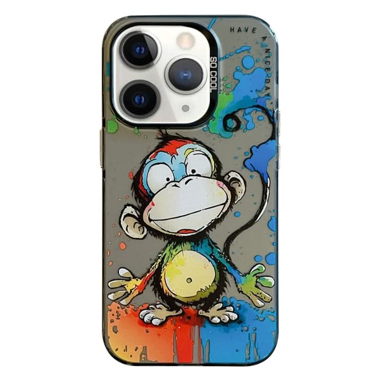 Animal Pattern Oil Painting Series PC + TPU Phone Case, Series 10