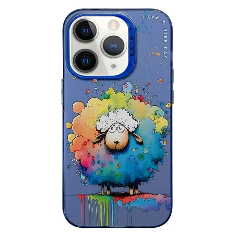 Animal Pattern Oil Painting Series PC + TPU Phone Case, Series 10