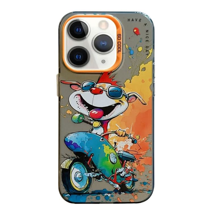 Animal Pattern Oil Painting Series PC + TPU Phone Case, Series 10