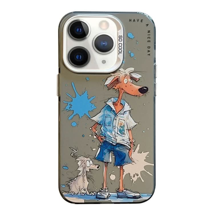 Animal Pattern Oil Painting Series PC + TPU Phone Case, Series 10