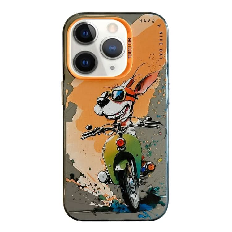 Animal Pattern Oil Painting Series PC + TPU Phone Case, Series 10