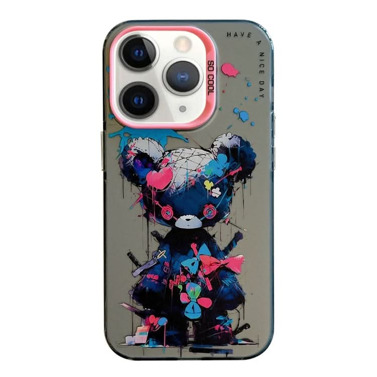 Animal Pattern Oil Painting Series PC + TPU Phone Case, Series 10