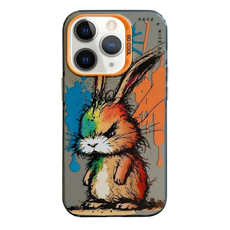 Animal Pattern Oil Painting Series PC + TPU Phone Case, Series 10