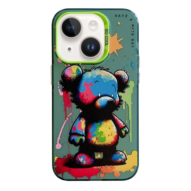 Animal Pattern Oil Painting Series PC + TPU Phone Case, Series 21