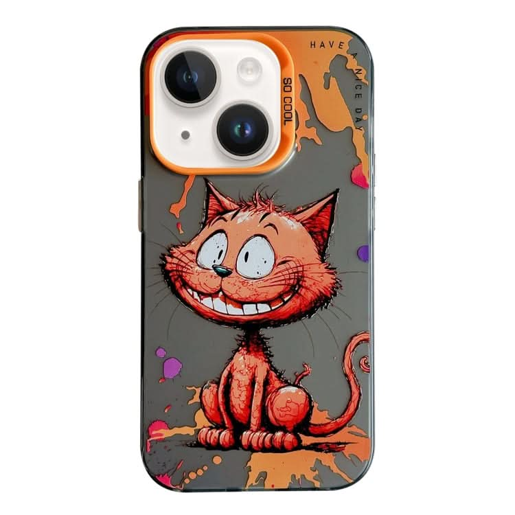 Animal Pattern Oil Painting Series PC + TPU Phone Case, Series 21