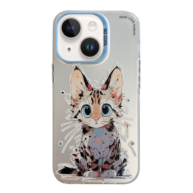 Animal Pattern Oil Painting Series PC + TPU Phone Case, Series 21