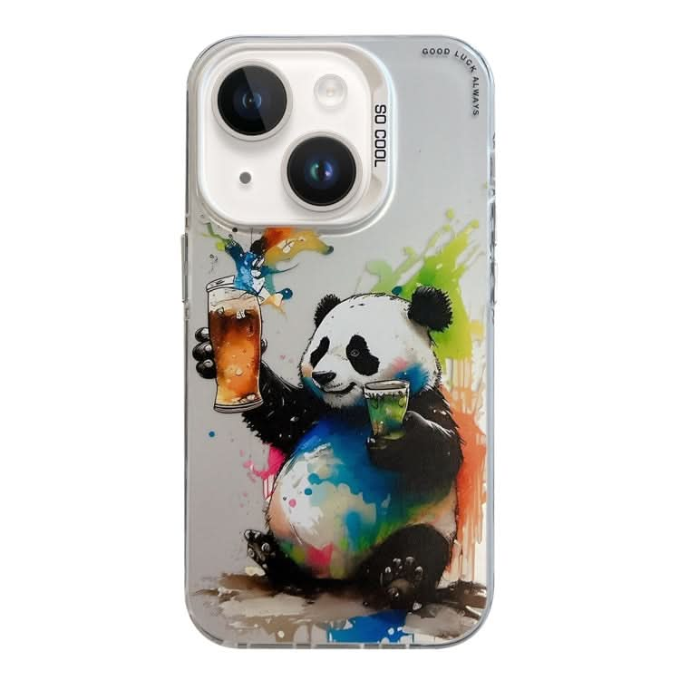 Animal Pattern Oil Painting Series PC + TPU Phone Case, Series 21