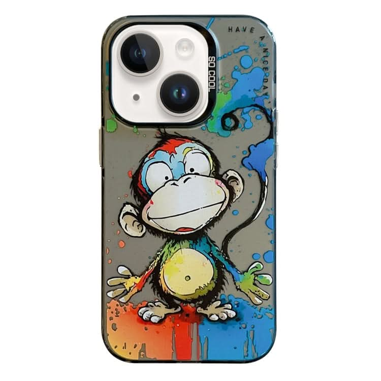 Animal Pattern Oil Painting Series PC + TPU Phone Case, Series 21