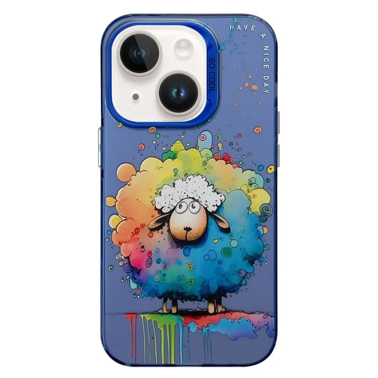 Animal Pattern Oil Painting Series PC + TPU Phone Case, Series 21