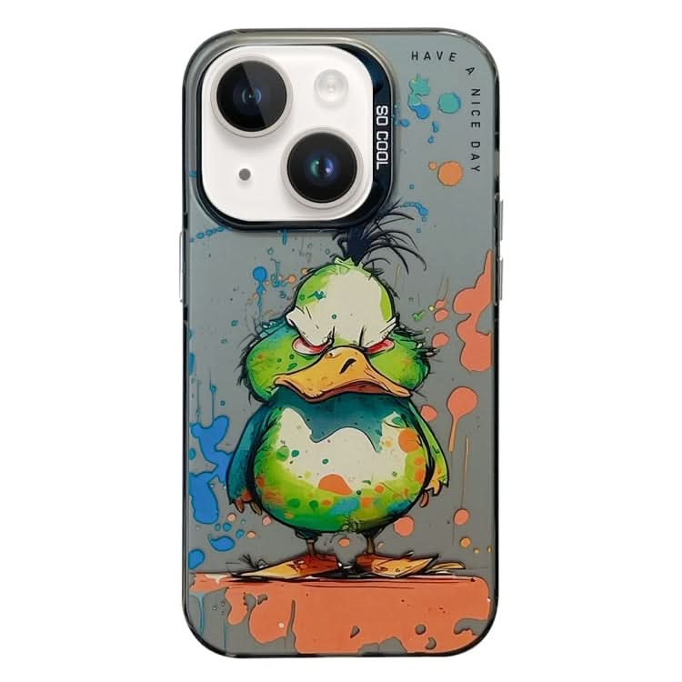 Animal Pattern Oil Painting Series PC + TPU Phone Case, Series 21