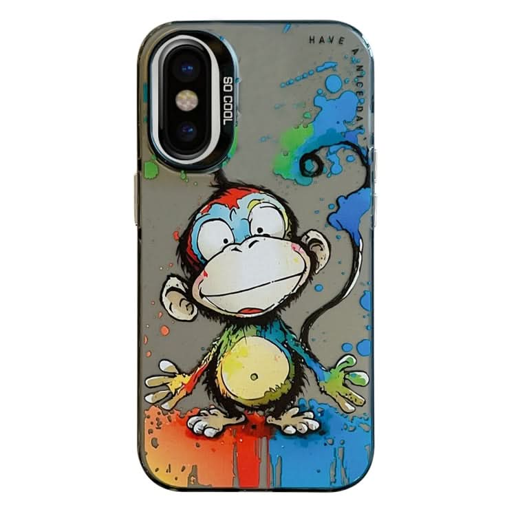 Animal Pattern Oil Painting Series PC + TPU Phone Case, Series 16