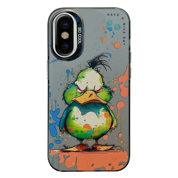 Animal Pattern Oil Painting Series PC + TPU Phone Case, Series 16