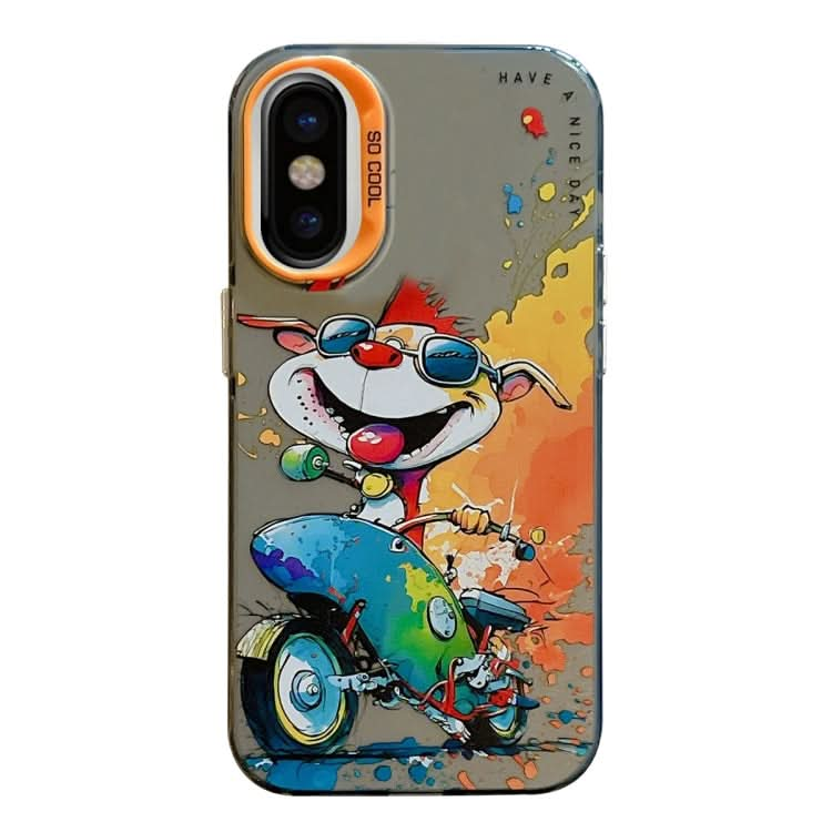 Animal Pattern Oil Painting Series PC + TPU Phone Case, Series 16