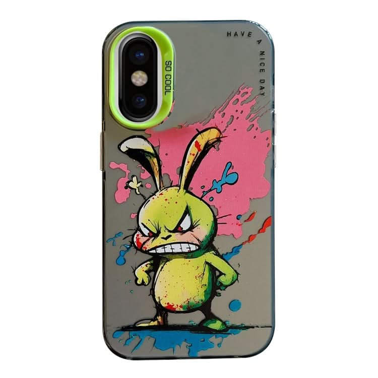 Animal Pattern Oil Painting Series PC + TPU Phone Case, Series 16