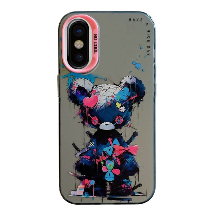 Animal Pattern Oil Painting Series PC + TPU Phone Case, Series 16