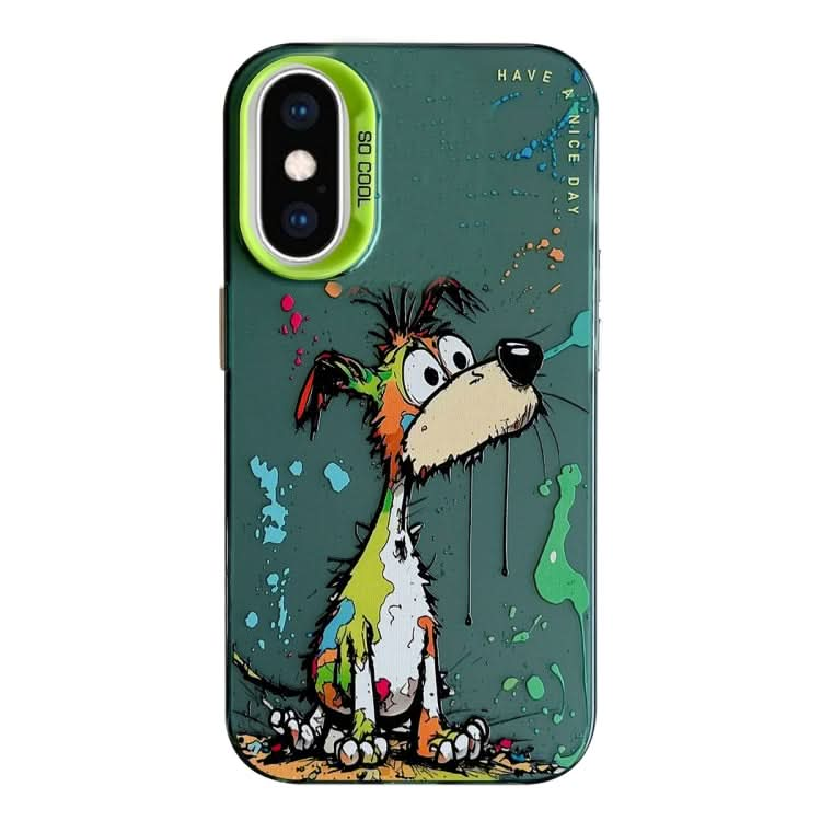 Animal Pattern Oil Painting Series PC + TPU Phone Case, Series 4