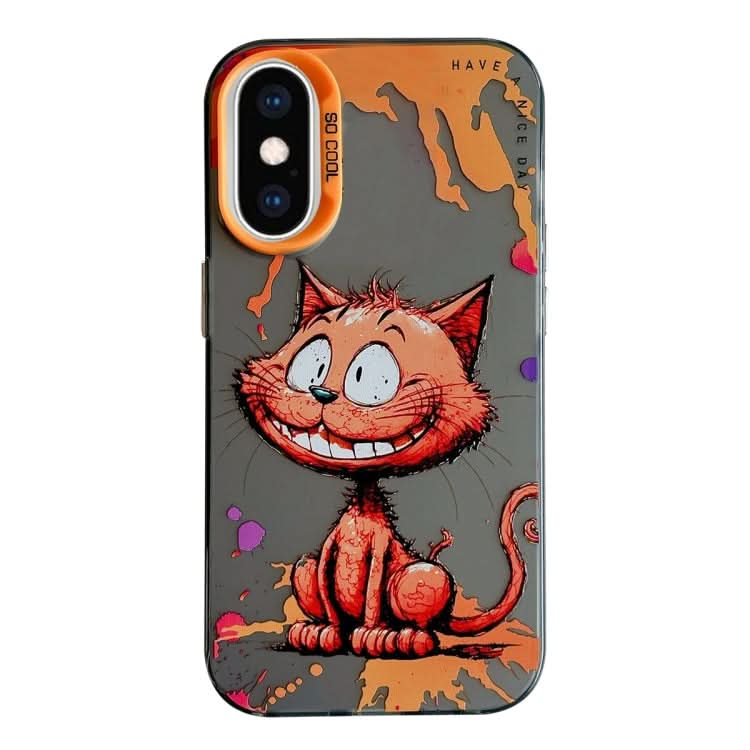 Animal Pattern Oil Painting Series PC + TPU Phone Case, Series 4