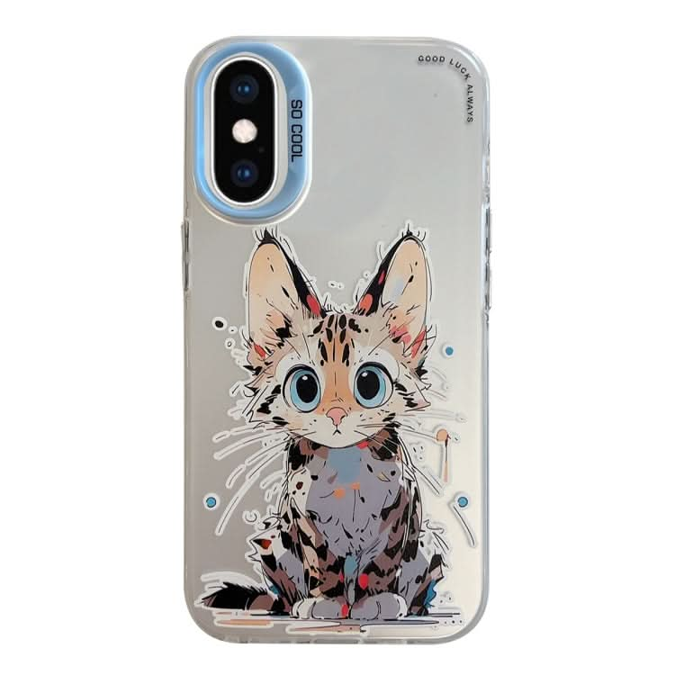 Animal Pattern Oil Painting Series PC + TPU Phone Case, Series 4