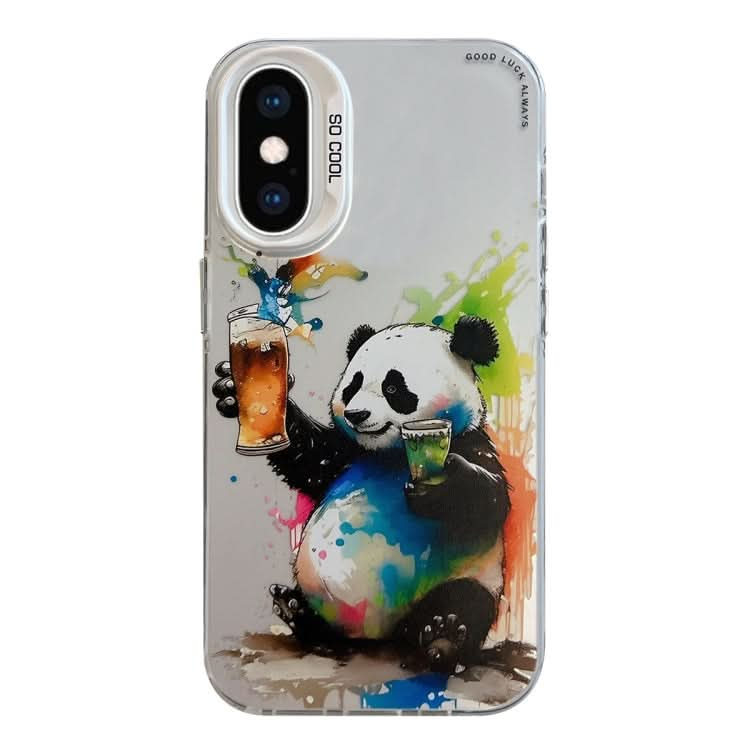 Animal Pattern Oil Painting Series PC + TPU Phone Case, Series 4